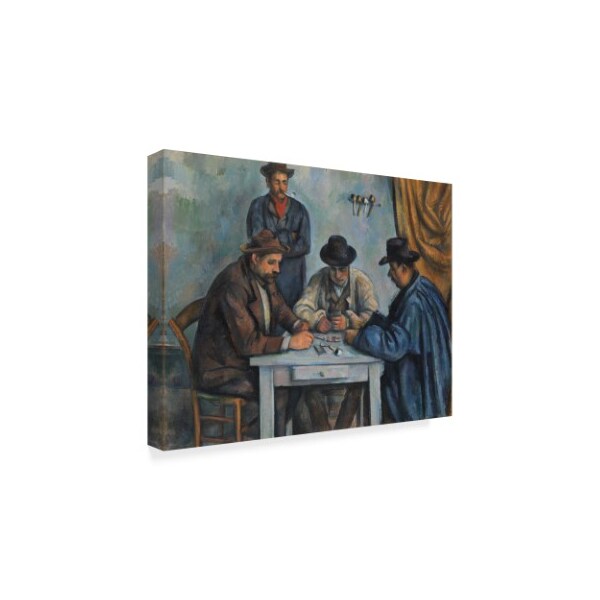 Paul Cezanne 'The Card Players' Canvas Art,35x47